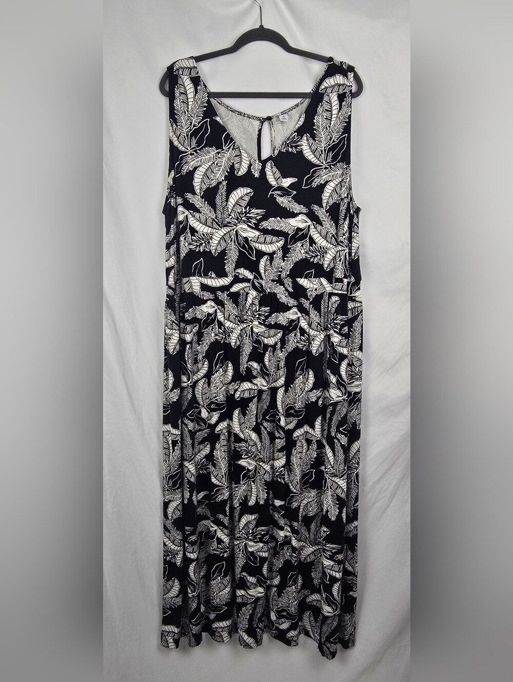 Old Navy Artsy Knit Sleeveless Empire Resortwear Long Maxi Dress sz 3X Plus